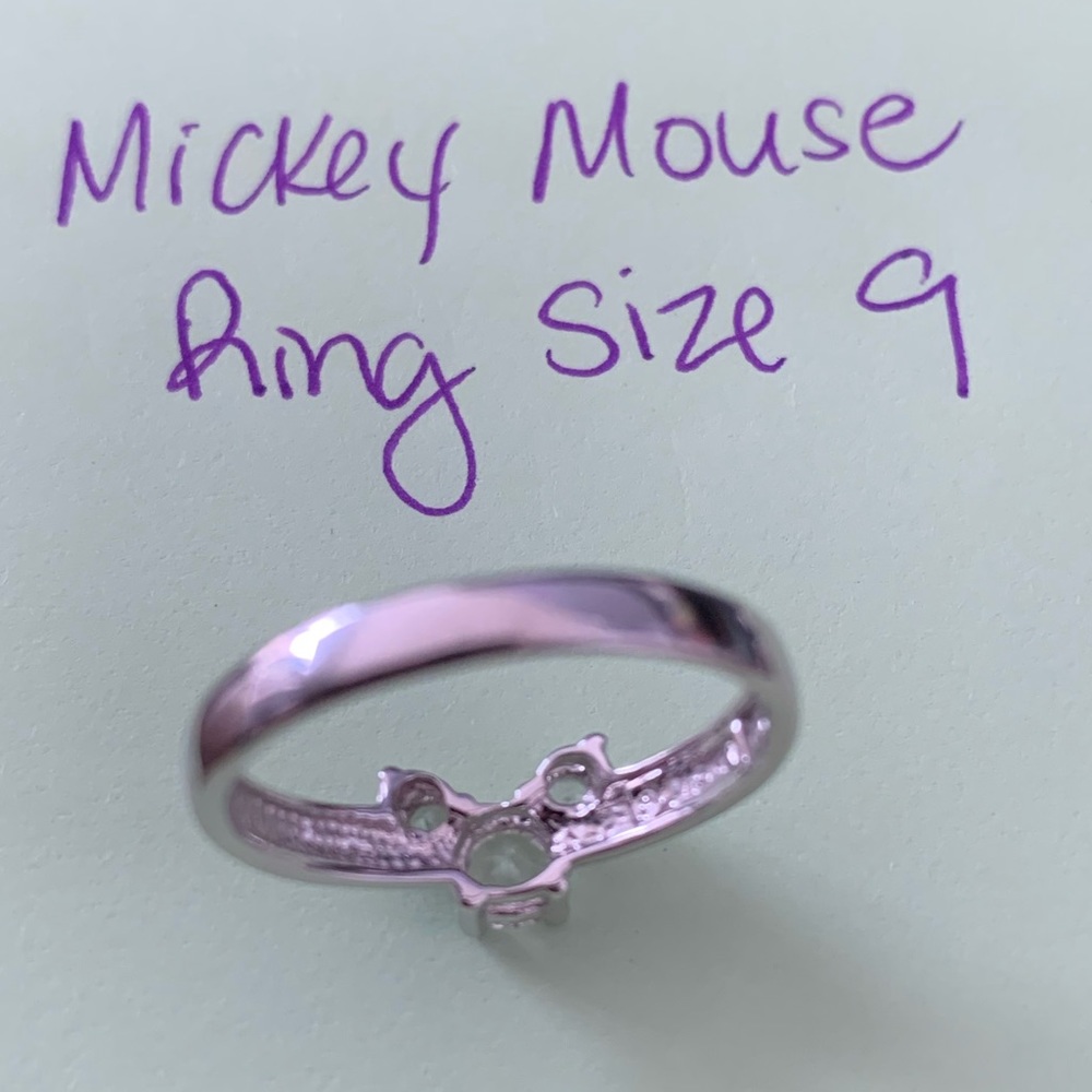 Silver Mickey Mouse ring - Picture 2 of 2